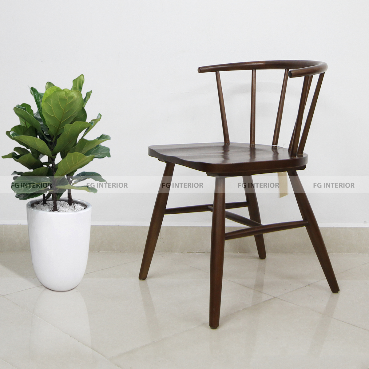 Ghế gỗ cafe MUJI Tràm