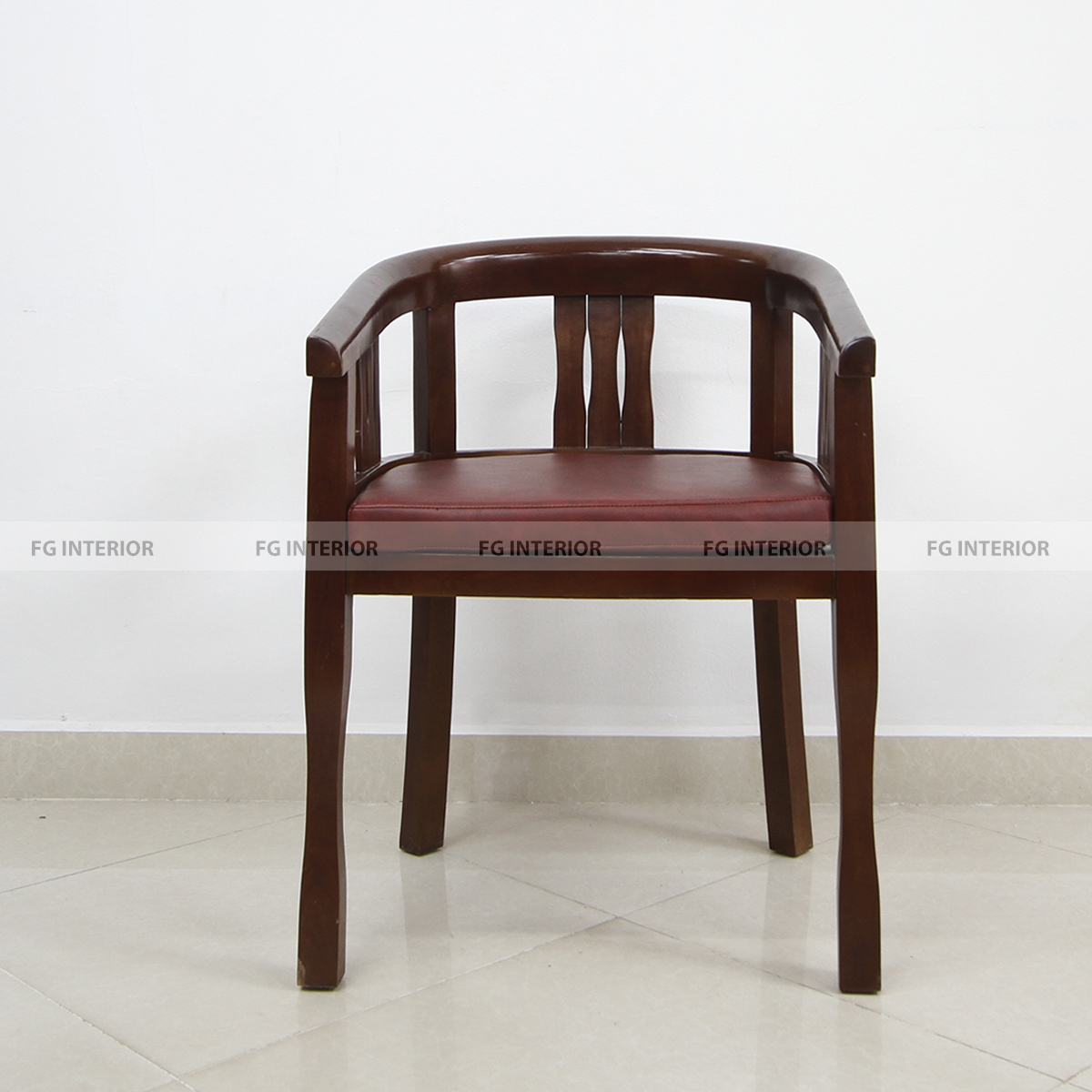 Ghế gỗ bọc da HOS